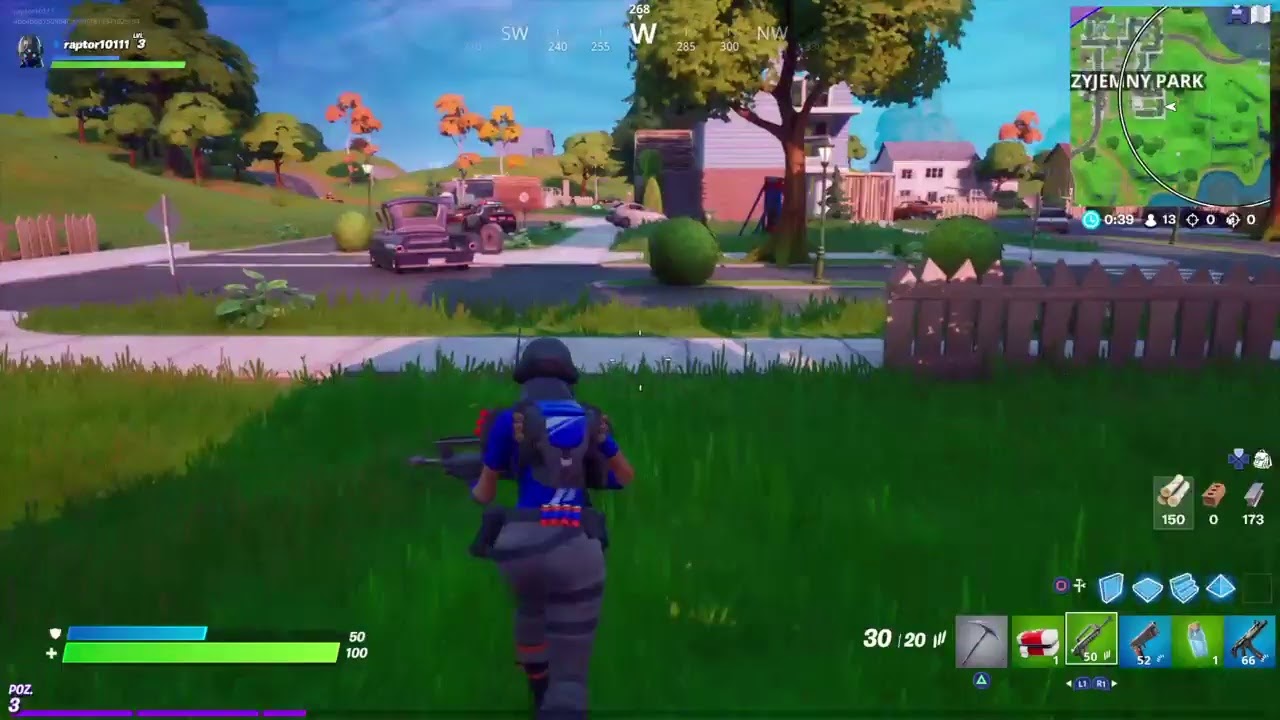 FORTNITE gram dla zabawy gameplay PS4 PRO Raptor10111