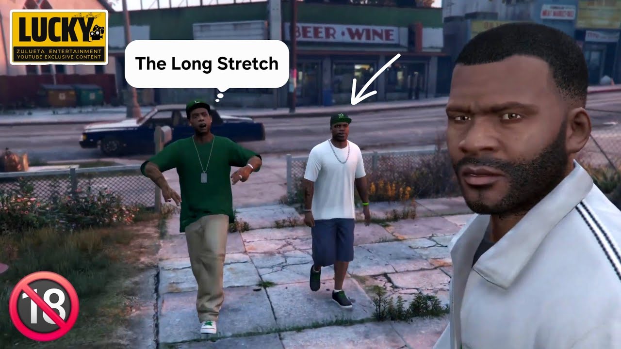 Grand Theft Auto V | The Long Stretch but it's went horribly wrong | Lamar, Stretch & Franklin #gtav