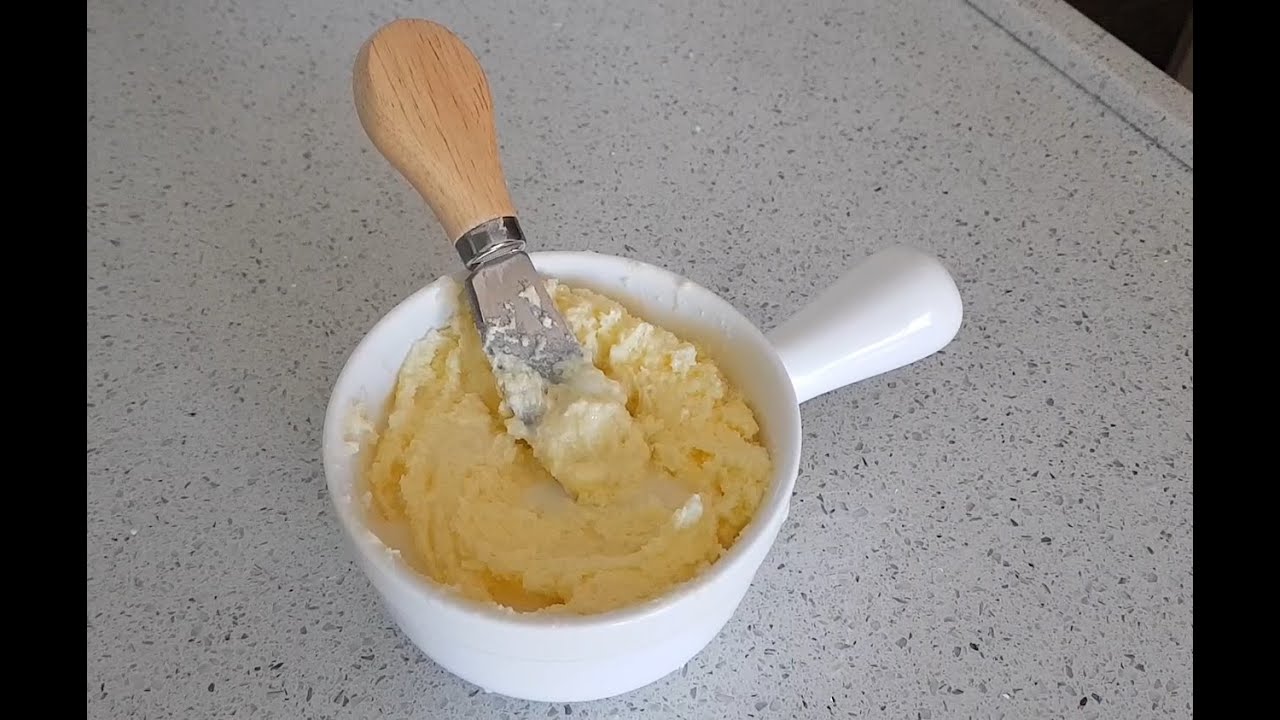 100% EV YAPIMI DOĞAL TEREYAĞ 5 DAKİKADA NASIL YAPILIR ? & HOW TO MAKE HOMEMADE  BUTTER IN 5 MINUTES