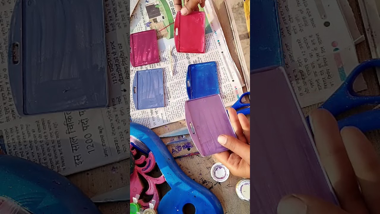 DIY with School I Card 💳 #reuse #wallhanging #homedecor 