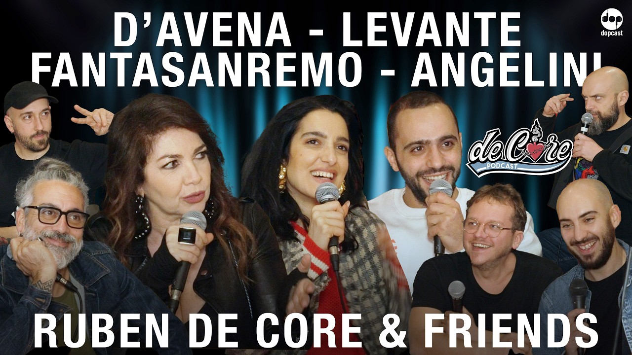 Cristina D'Avena, Levante, Bob Angelini, FantaSanremo a De Core Ruben & Friends - Ep. 137