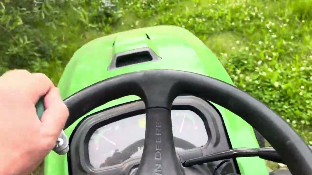 John Deere X750 takes on the lake ***viewer discretion advised***