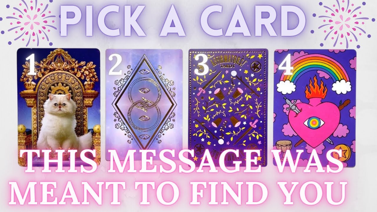 This Message was Meant to Find You🦄💜| PICK A CARD🔮 In-Depth Tarot Reading
