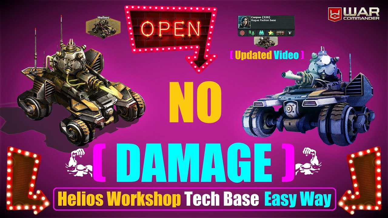 War Commander | Helios Base Corpus ( 320 ) | Easy Way | No Damage | 2 Mar 2021
