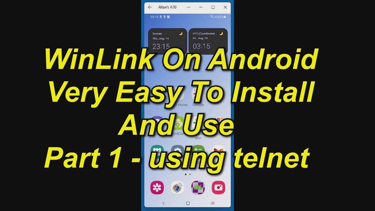 WoAD - Winlink on Android (Very Easy) Tutorial Video Series Part 1
