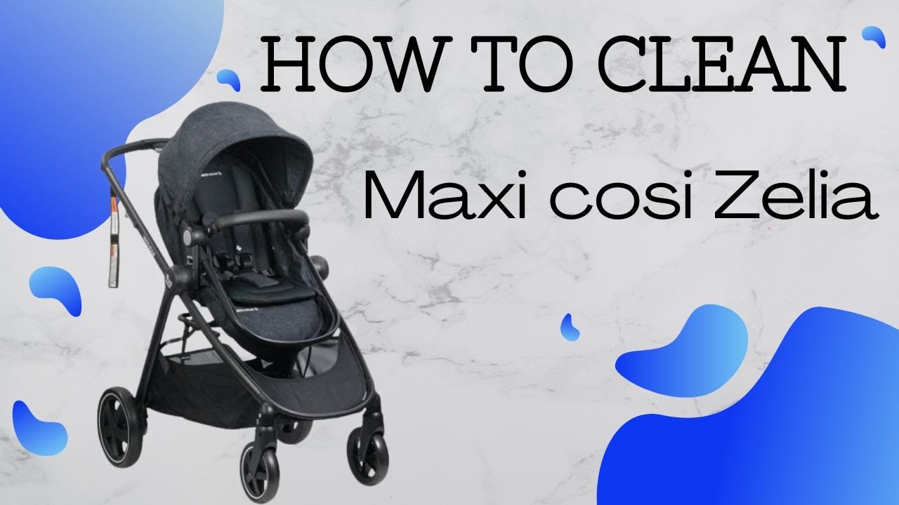 How to Wash a Maxi cosi Zelia Pram/Stroller (Remove & Put on Fabrics)