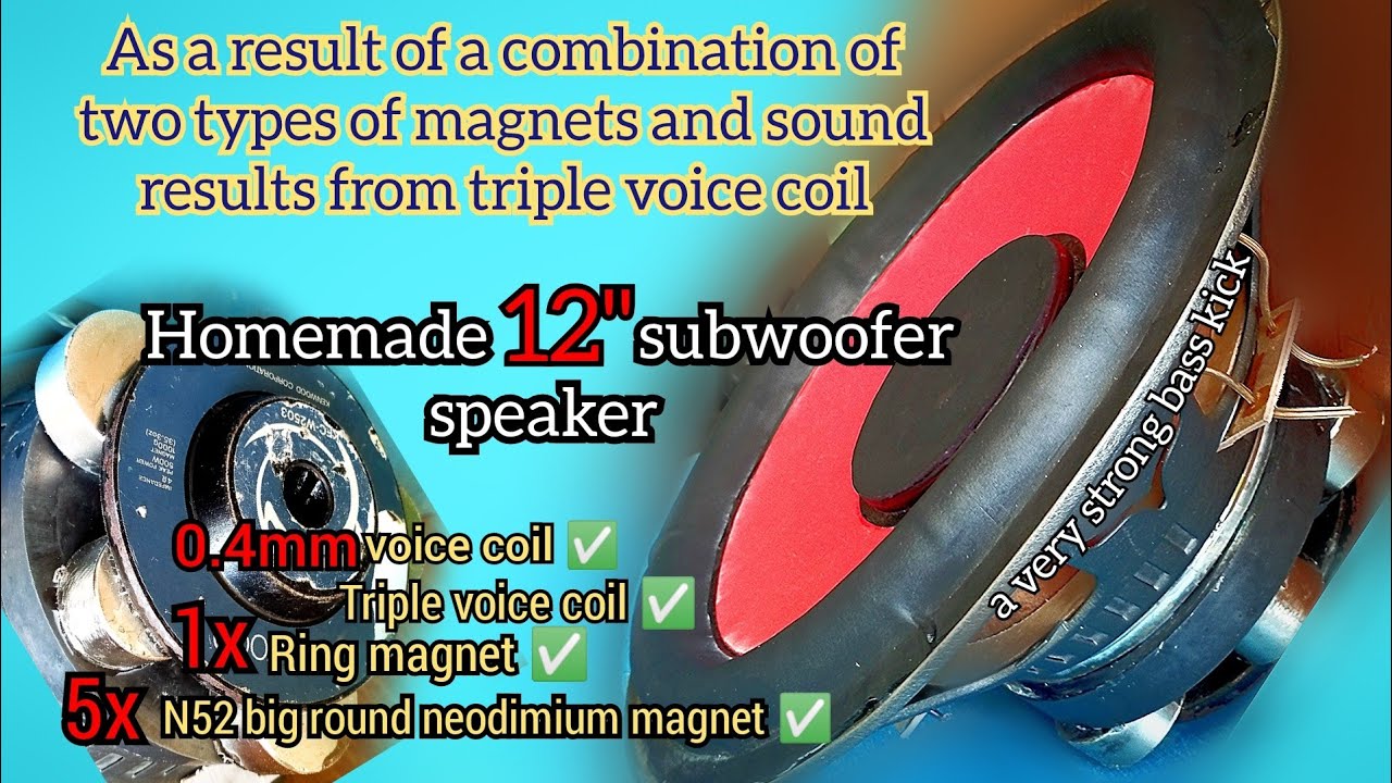 homemade) triple voice coil 12