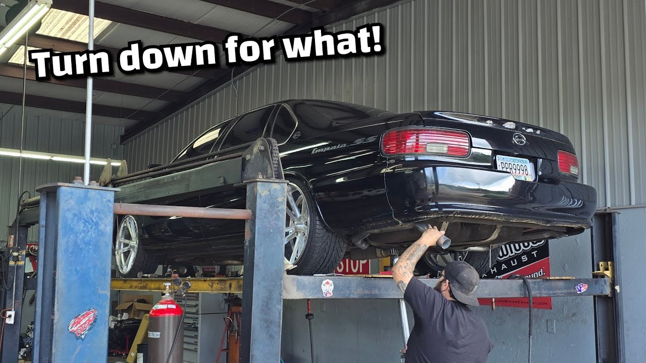 Fixing the exhaust on the '96 Impala SS #spintech
