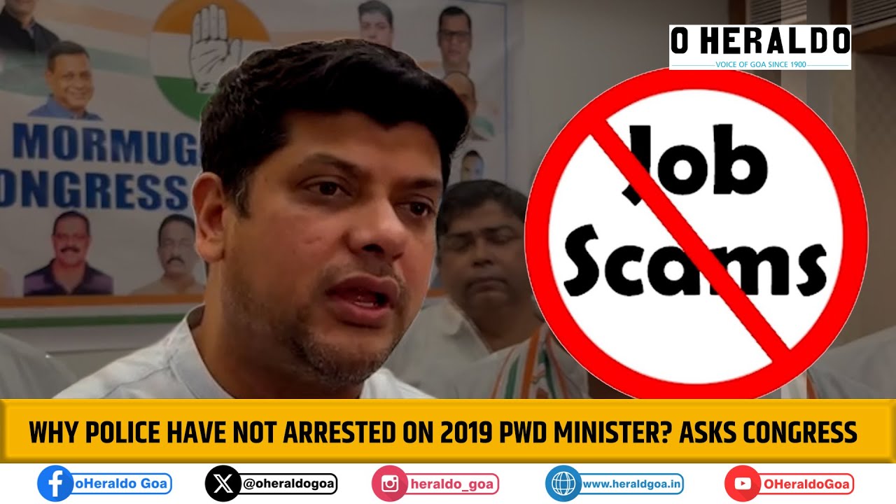 Why police have not arrested on 2019 PWD Minister? asks Congress