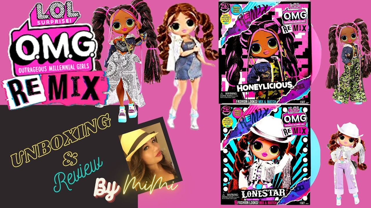 LOL OMG REMIX Honeylicious and Lonestar - Unboxing and Review ❤️😁