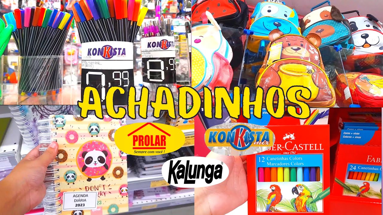 Material Escolar APARTIR DE R$0,80 | Prolar, Konkista e Kalunga | #achadinhos em Duque de Caxias.