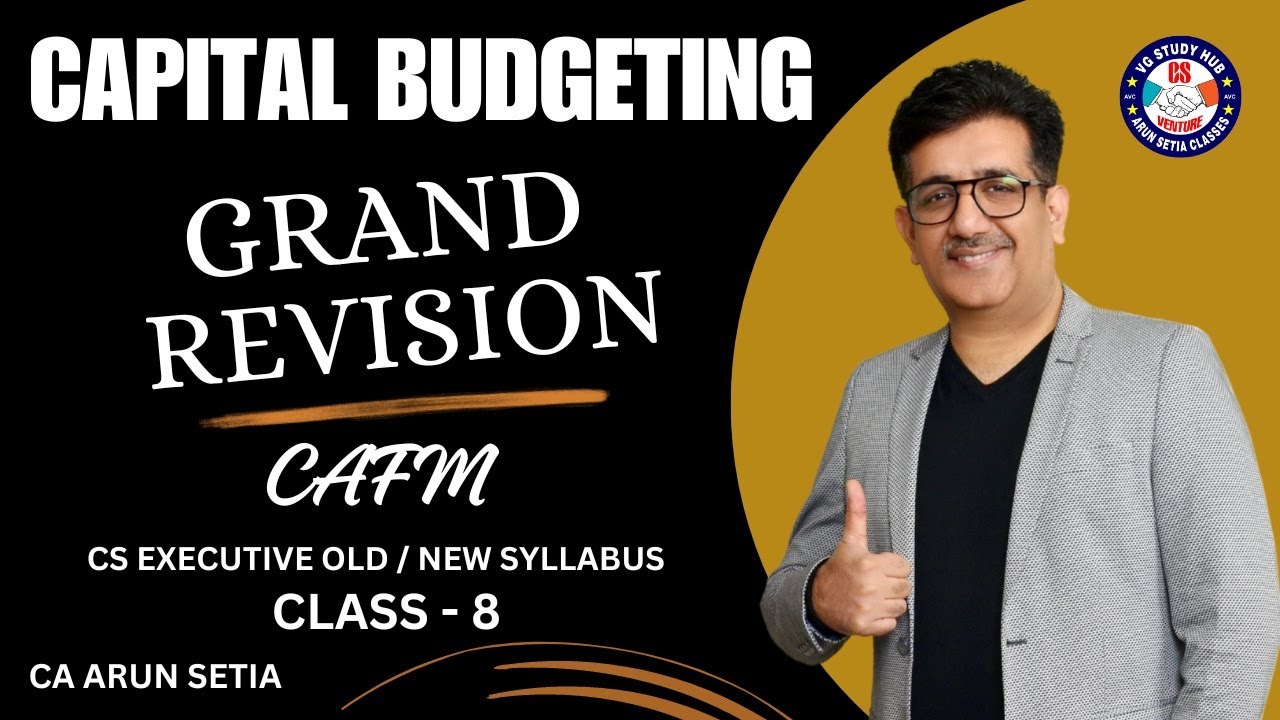 🔴GRAND REVISION I CAFM I FSM & CMA I OLD & NEW SYLLABUS I CLASS -8 🔴| June 2024 | Don't Miss
