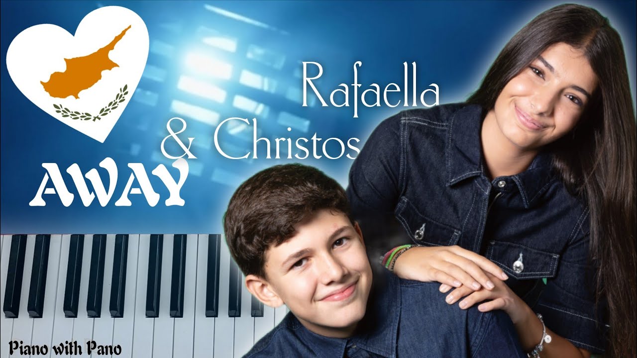 Rafaella & Christos - AWAY | Cyprus 🇨🇾 | Piano Cover | Junior Eurovision 2025 #jesc2025 
