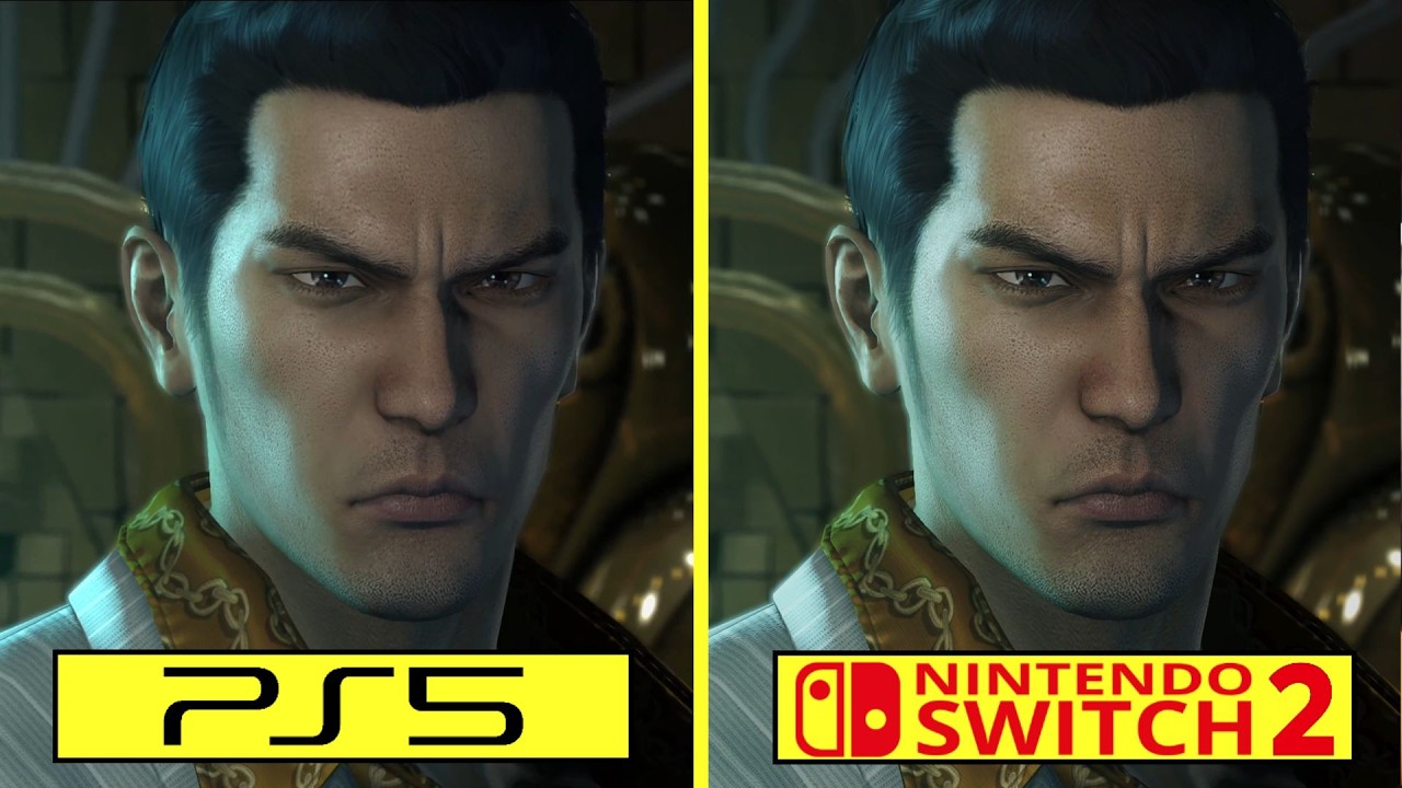 Yakuza 0 Nintendo Switch 2 vs PS5 (PS4 BC) Early Graphics and JAP vs ENG Dubbing Comparison