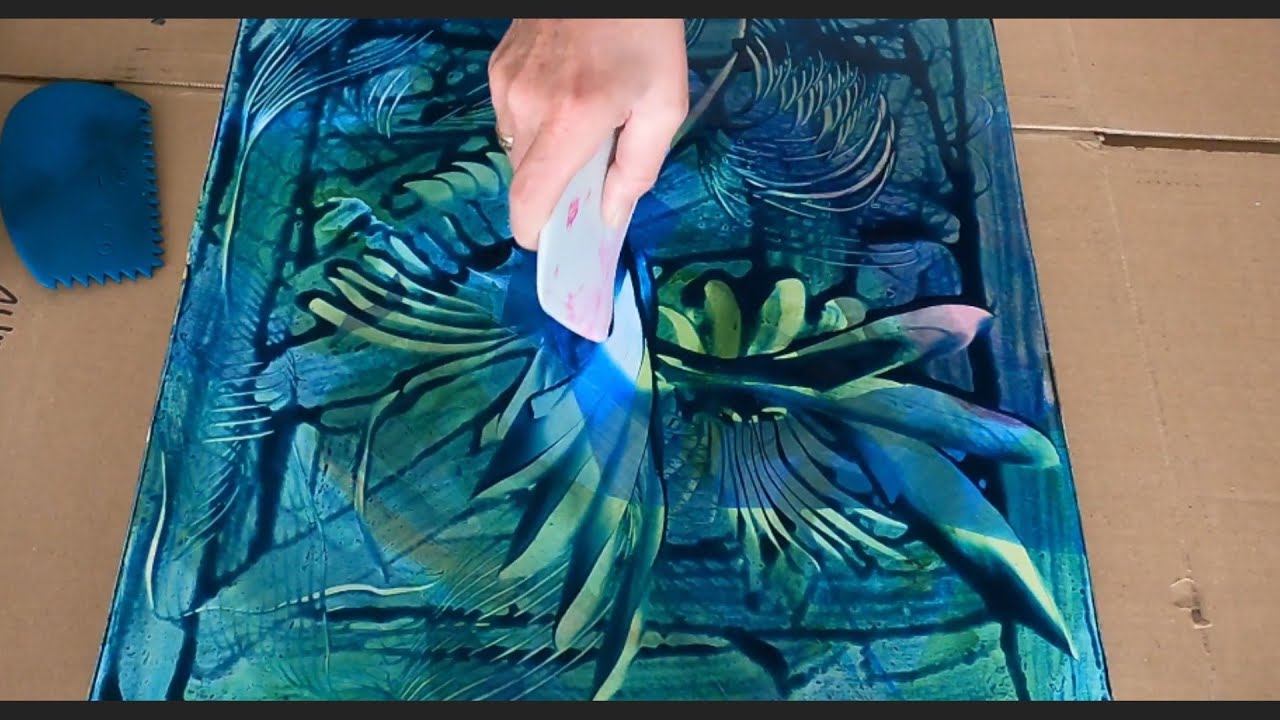 ♻️♻️♻️ Upcycling / Canvas / Acrylic / Abstract [254]