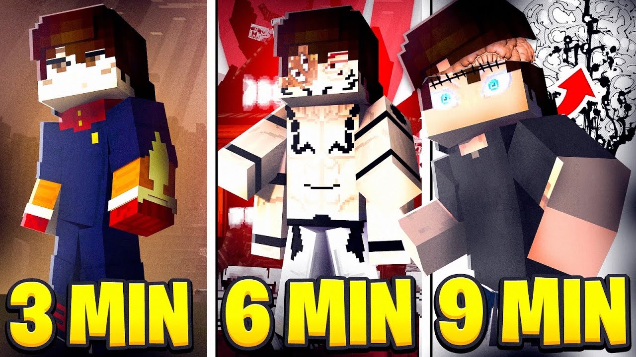 A CADA 3 MINUTOS FICO MAIS FORTE no NOVO JUJUTSU KAISEN de MINECRAFT !! ‹ Ine ›
