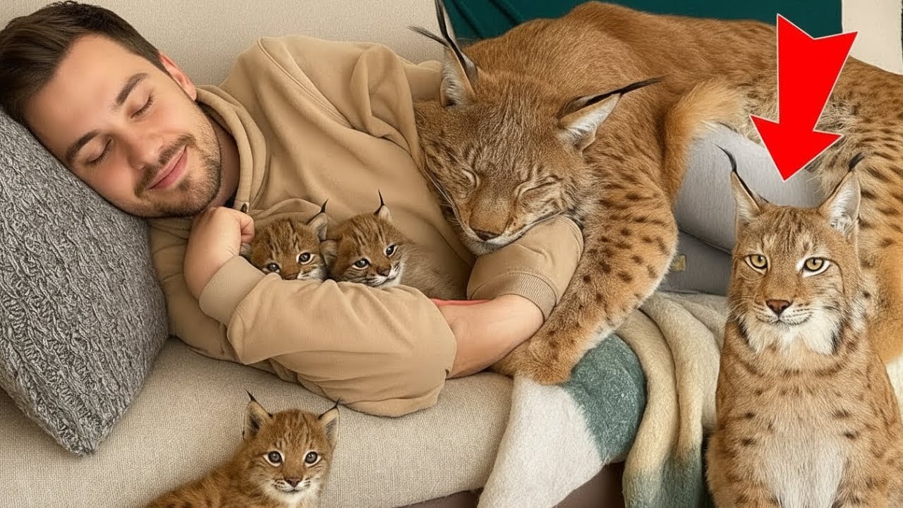 My Bobcat Returned… But This Time He Brought a Whole Family!