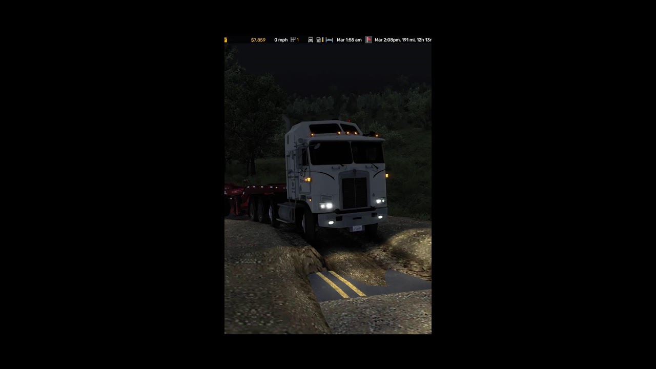 American truck rutas nocturnas