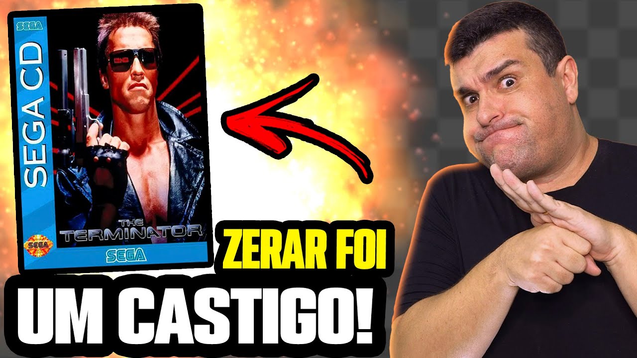 O JOGAÇO DO SEGA CD que MUITA GENTE LARGOU DE MÃO! EU ZEREI e TE MOSTRO A VERDADE: THE TERMINATOR!