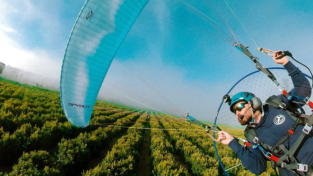 FLYING OVER CALIFORNIA: Paramotor Action Vlog