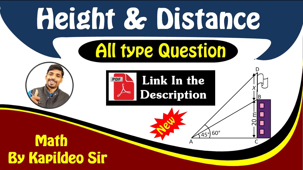 Height And Distance - Best And Short Trick By Kapildeo Sir