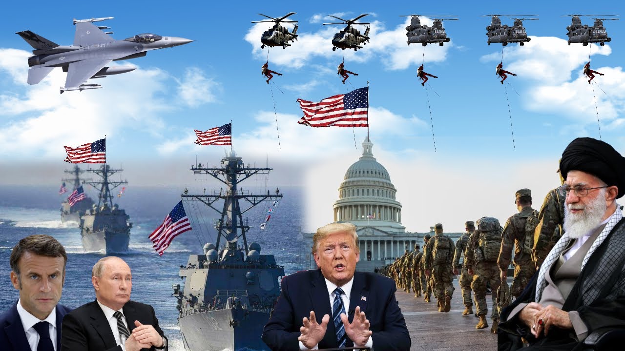 TRUMP PRAL FRAPE IRAN PLIZYÈ BATO ELIKOPTÈ AVYON NAN WOUT GWO TANSYON,WOY DANMAK DEPLWAYE MILITÈL YO