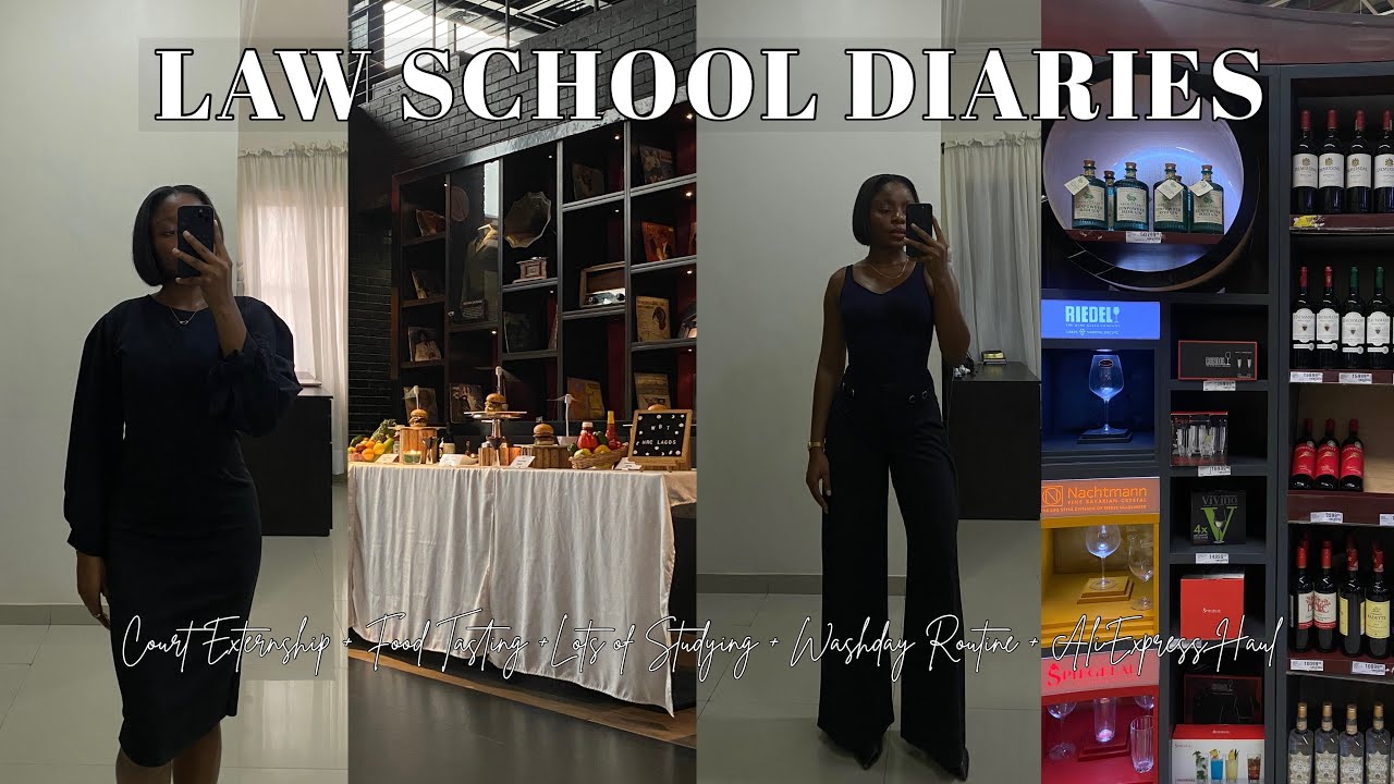LAW SCHOOL DIARIES #5: IS THIS MY LIFE?? + court attachment + washday routine + bob & more