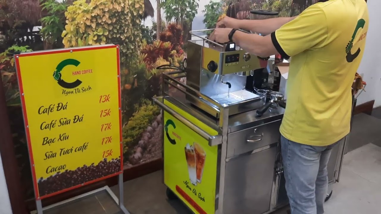 Đập hộp máy pha cà phê MILESTO EM19 | Milesto em19 tự động định lượng nước khi chiết xuất