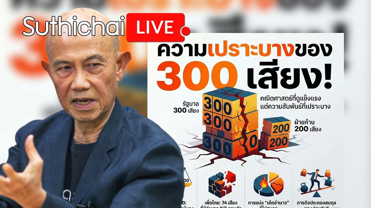 ความเปราะบางของ 300 เสียง! Suthichai Live 23-2-69