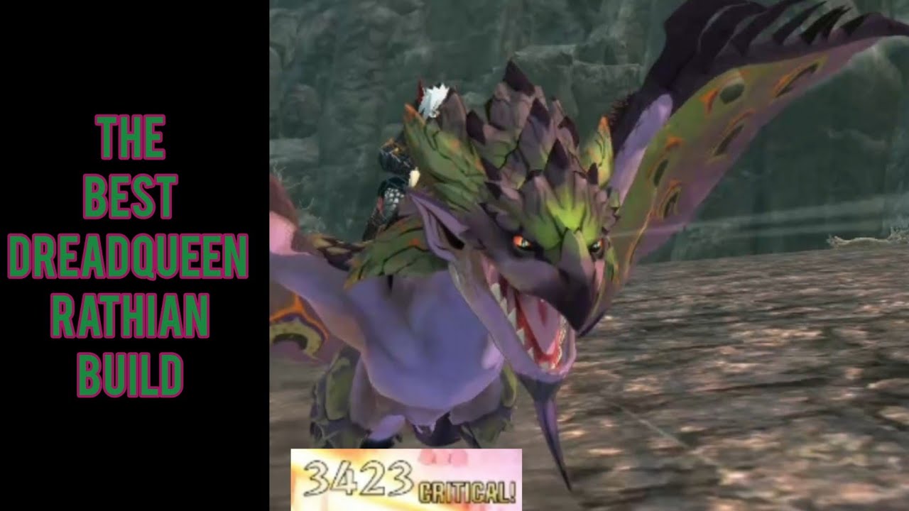 Monster hunter stories 2 the BEST Dreadqueen Rathian build shes an infliction princess