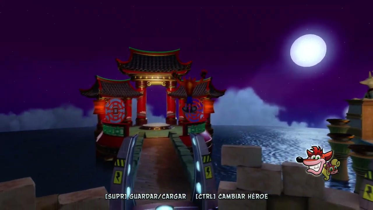 jugando a crash 3 en Crash N  Sane Trilogy