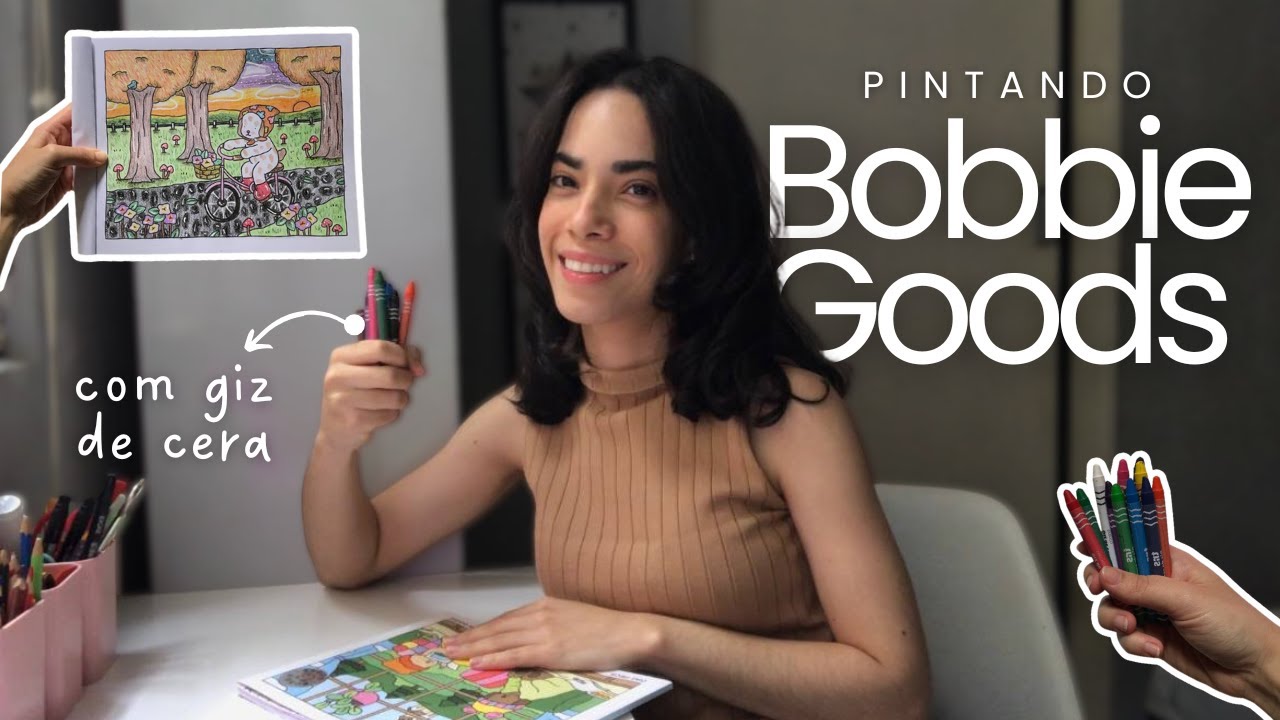 Pintei Bobbie Goods com giz de cera e o resultado ficou INCRÍVEL! 😍🖍️
