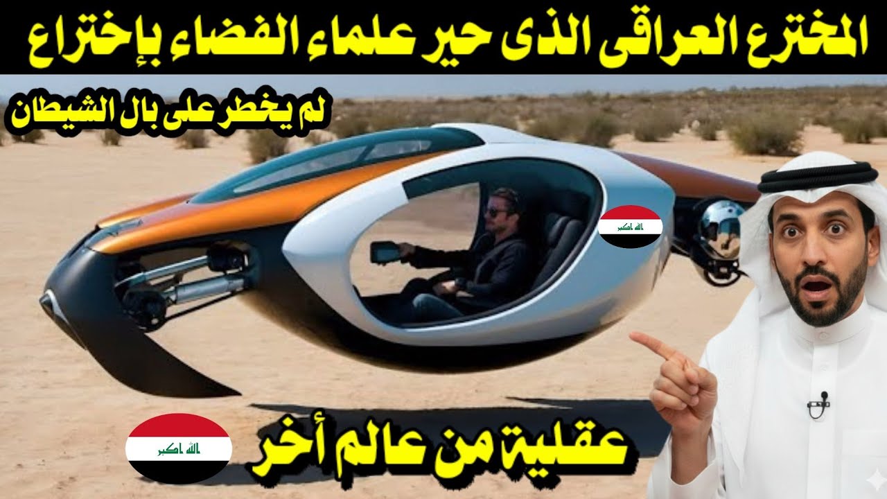 المخترع العراقى الذى حير علماء الفضاء بإختراع لم يخطر على بال الشيطان/ عقلية من عالم أخر
