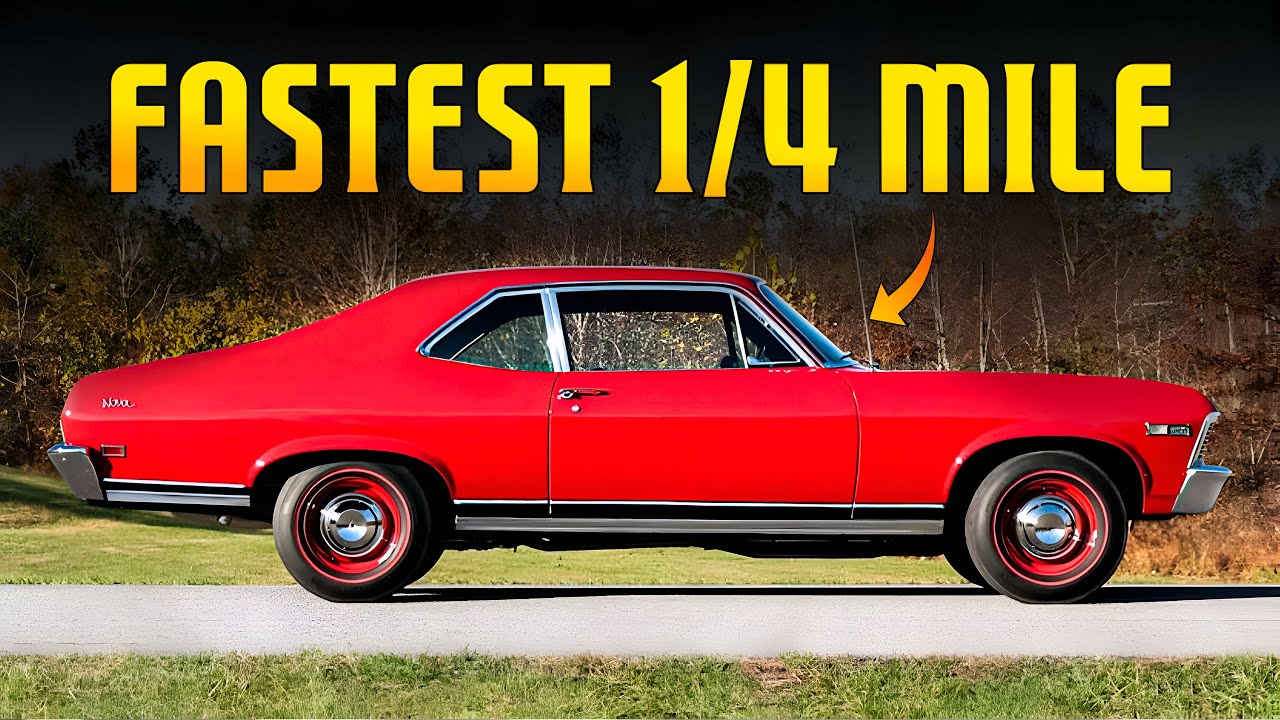 10 САМЫХ БЫСТРЫХ американских автомобилей 1960-х годов на дистанции четверть мили!