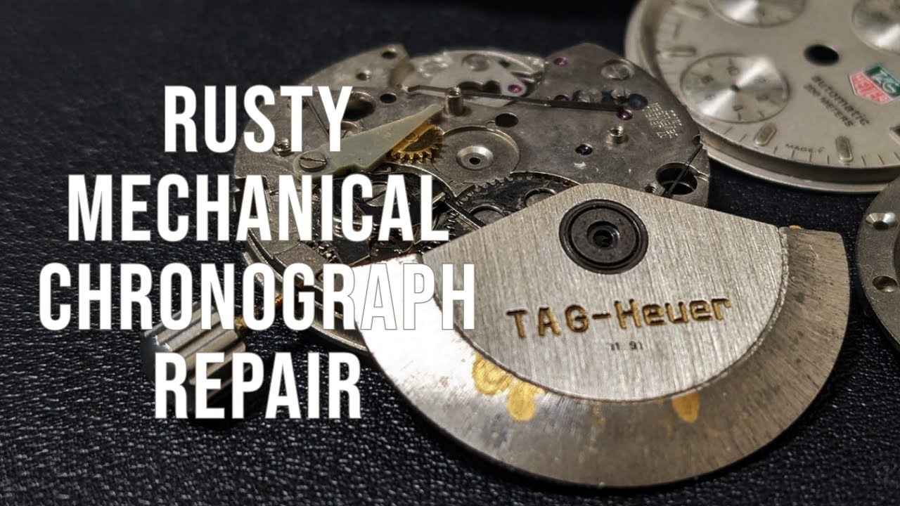 TAG Heuer Chronograph Repair Challenge - Valjoux 7750