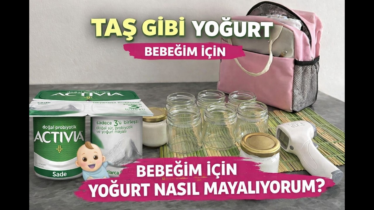 Bebekler İçin Evde Yoğurt Mayalama | Probiyotik Yoğurt Nasıl Yapılır?