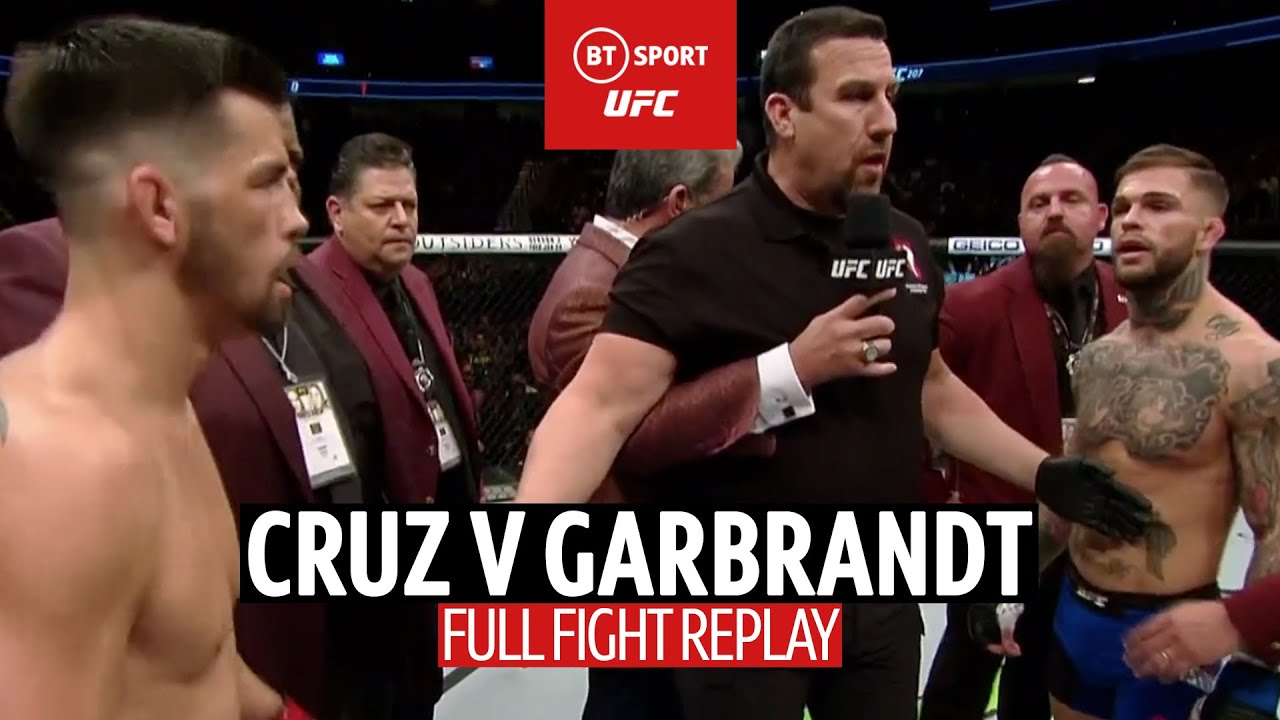 Dominick Cruz v Cody Garbrandt full fight | One of the greatest title fight performances ever!
