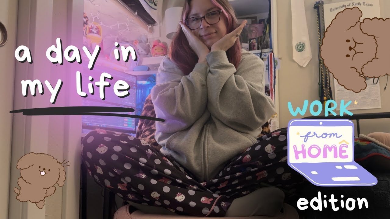 ⋆.˚⟡ ࣪ ˖ a day in my life - work from home edition ✧˖°