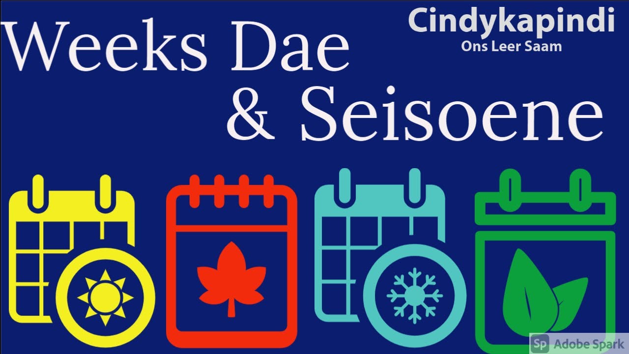 Weeks Dae & Seisoene saam Cindykapindi