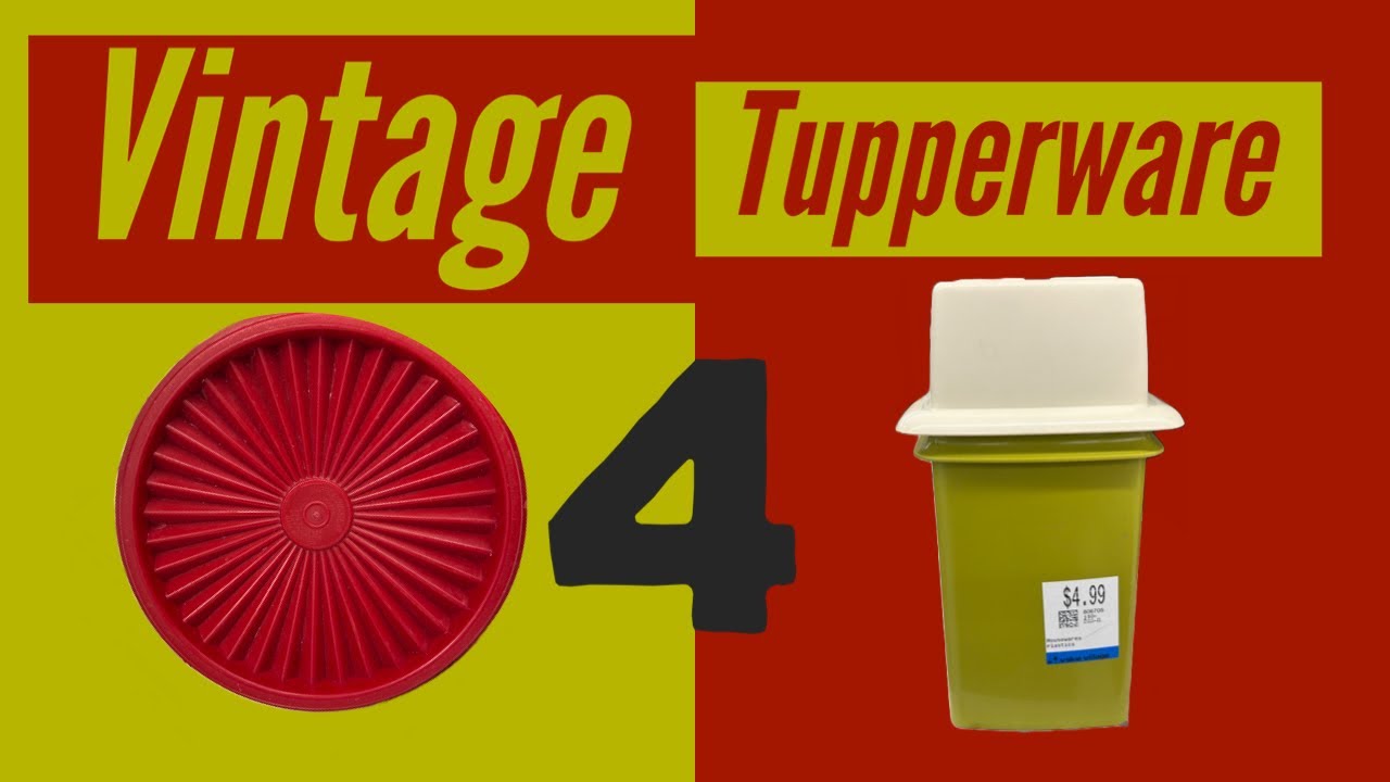 VINTAGE Tupperware 4 - Extravaganza | Tupperware Of Yesteryear