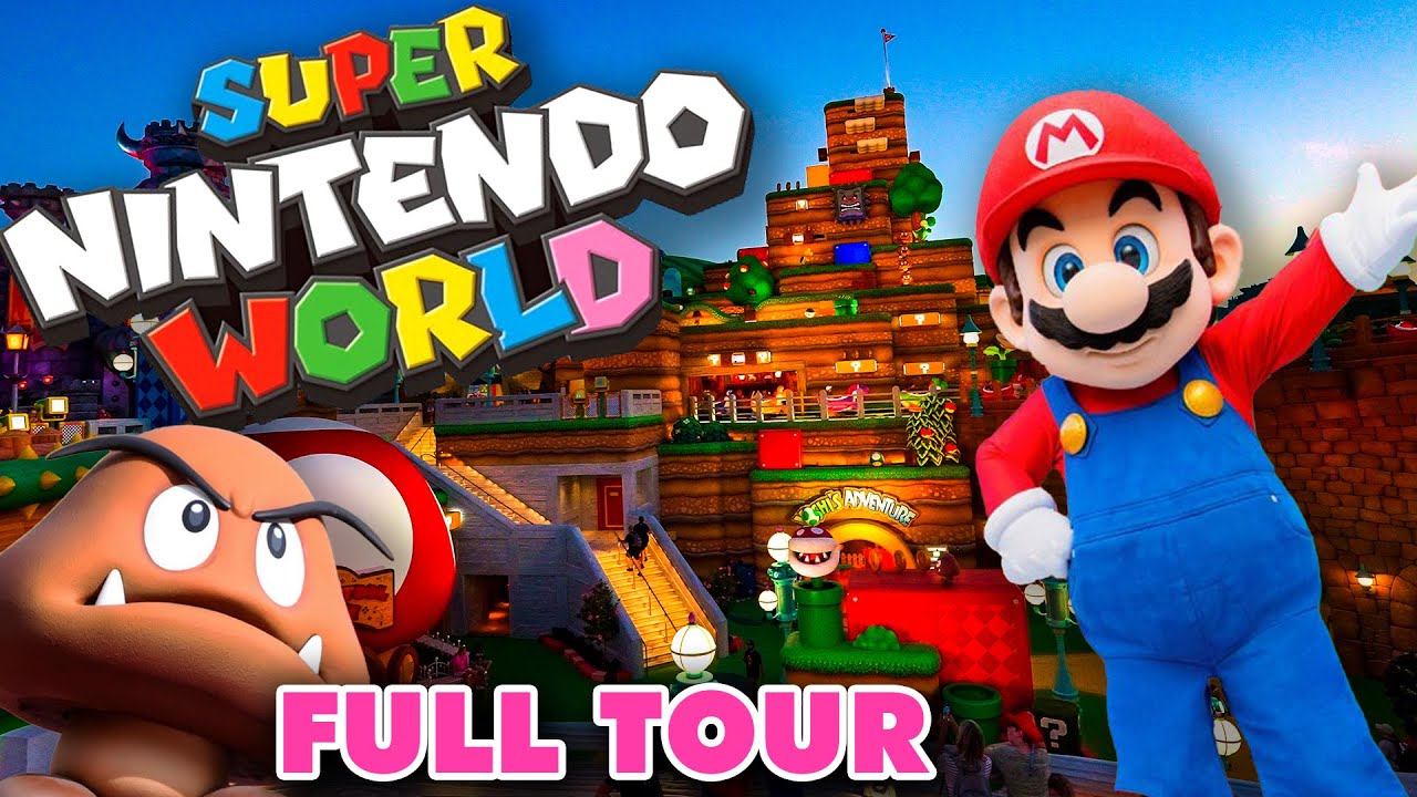 Super Nintendo World at Night – FULL Tour at Epic Universe 2025 | Universal Orlando 4K POV