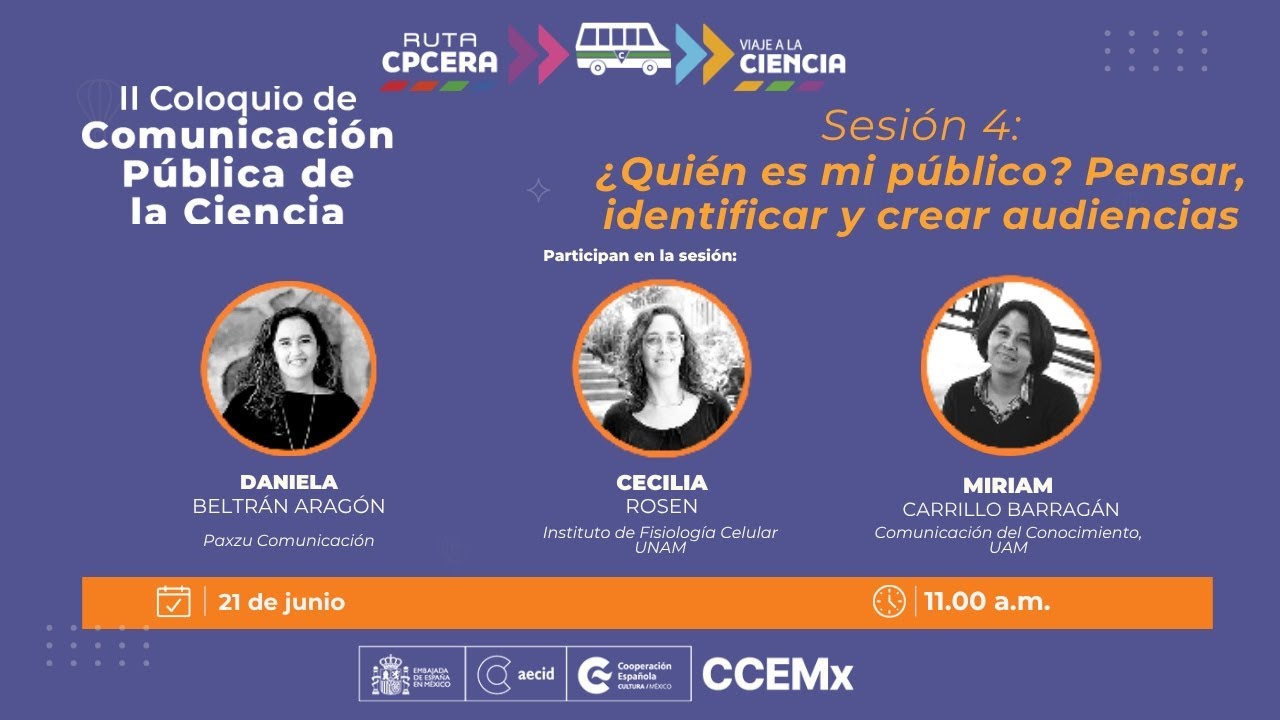 Sesión IV. ¿Quién es mi público? Pensar, identificar y crear audiencias.