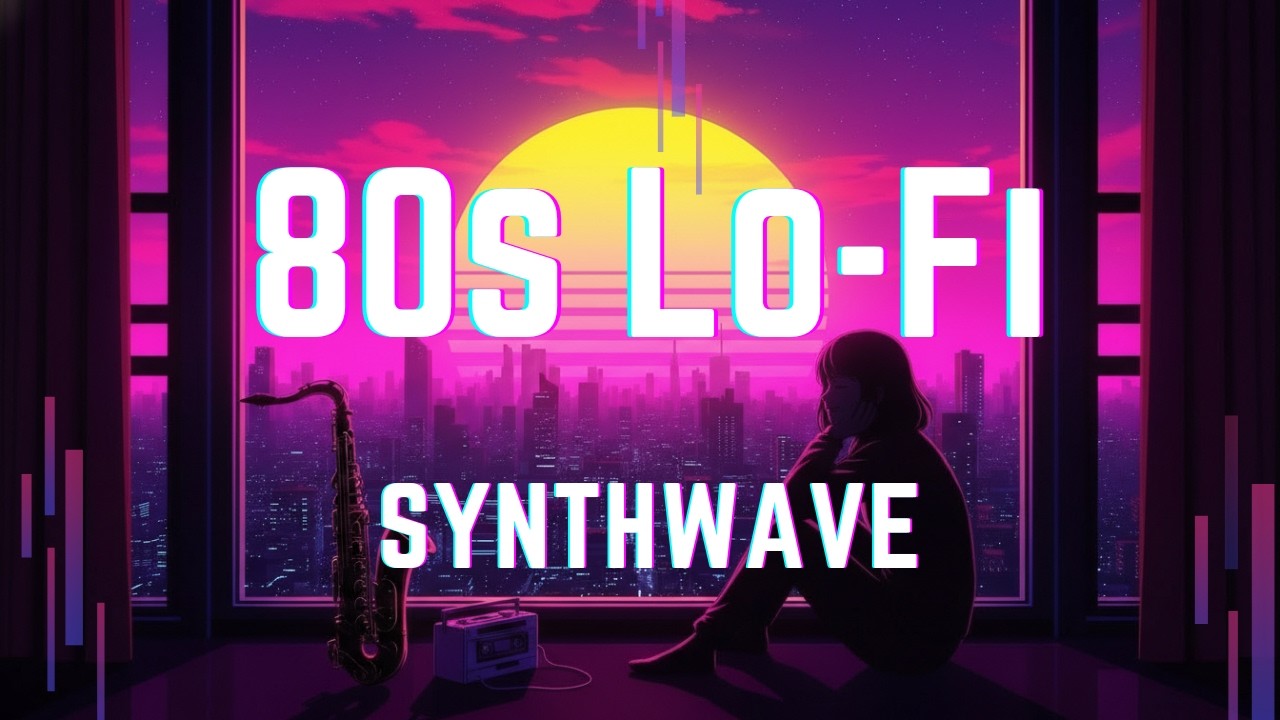 Neon Nights 🌆 80s Lo-Fi Jazz | Retro Synthwave Chill