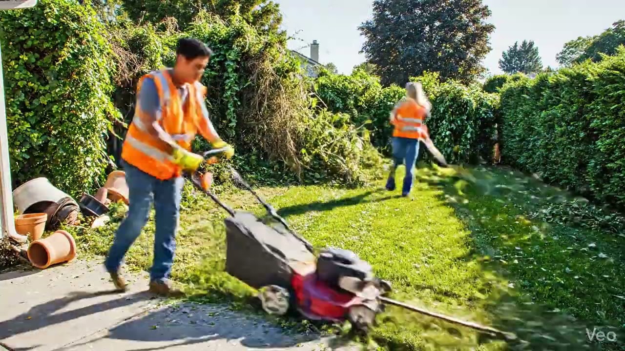 Lawn Cleaning Time Lapse Video