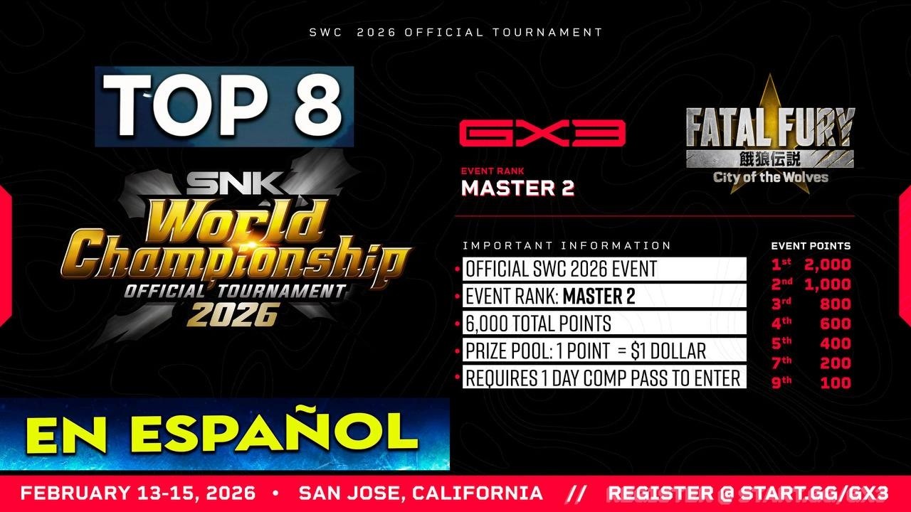 🔴GENESIS X3🔴 TOP 8 FatalFury: CotW EN ESPAÑOL