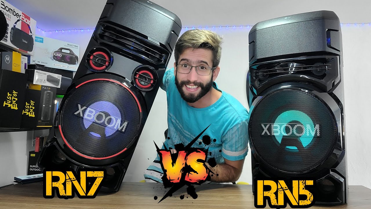 Caixa de som LG XBOOM RN7 Vs LG XBOOM RN5: Qual a melhor Opção? (Comparativo)