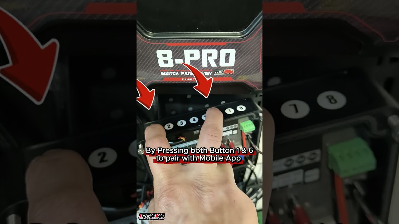 TRE 8 Pro Switch Panel Operation