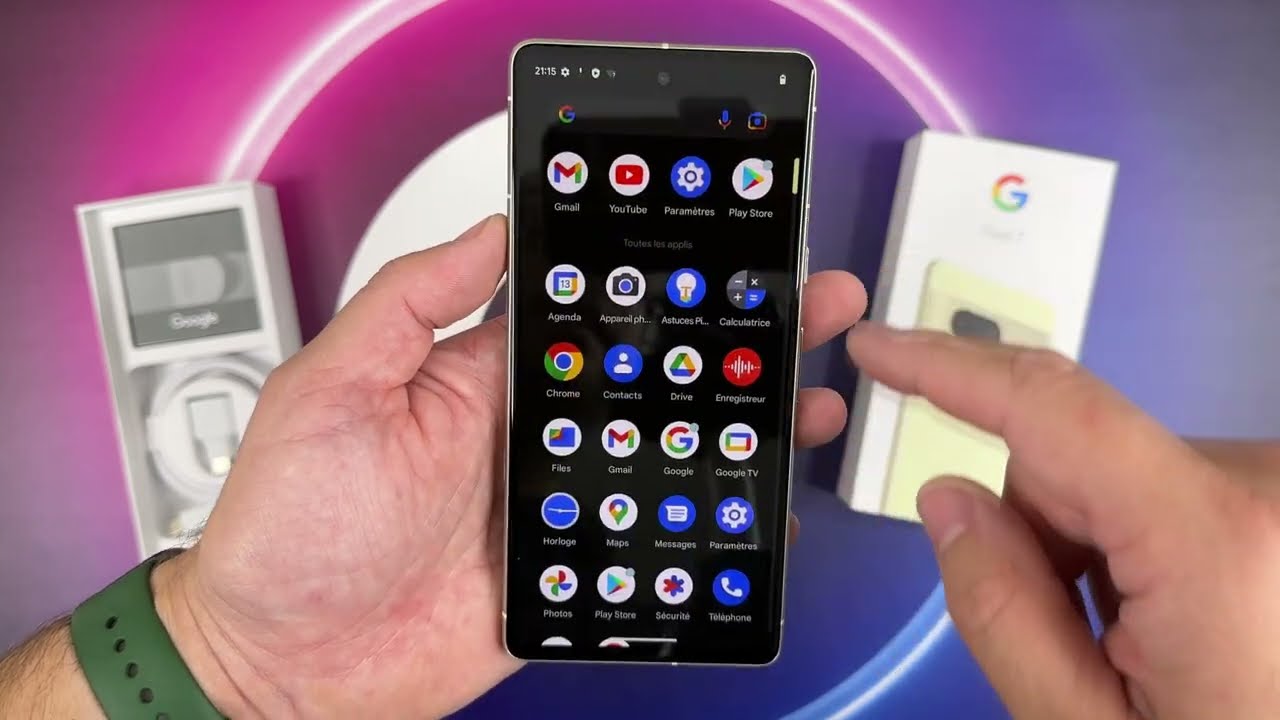 Déballage du Google Pixel 7