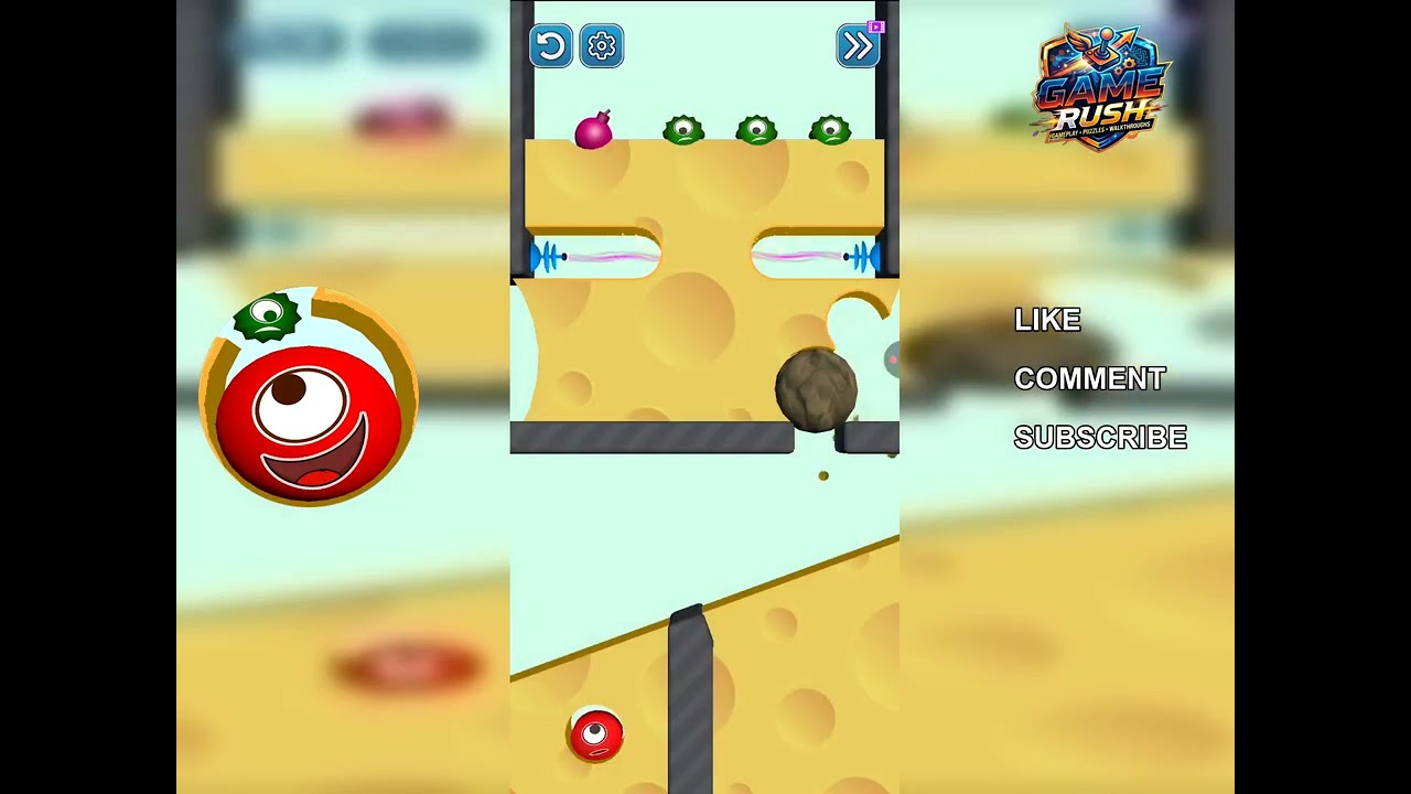 Hungry Balls Level 132 Walkthrough - Satisfying Physics Puzzle