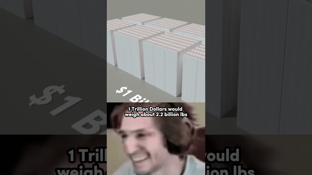 What 1 Trillion Dollars in Cash Money Looks like #shorts #ytshorts #money